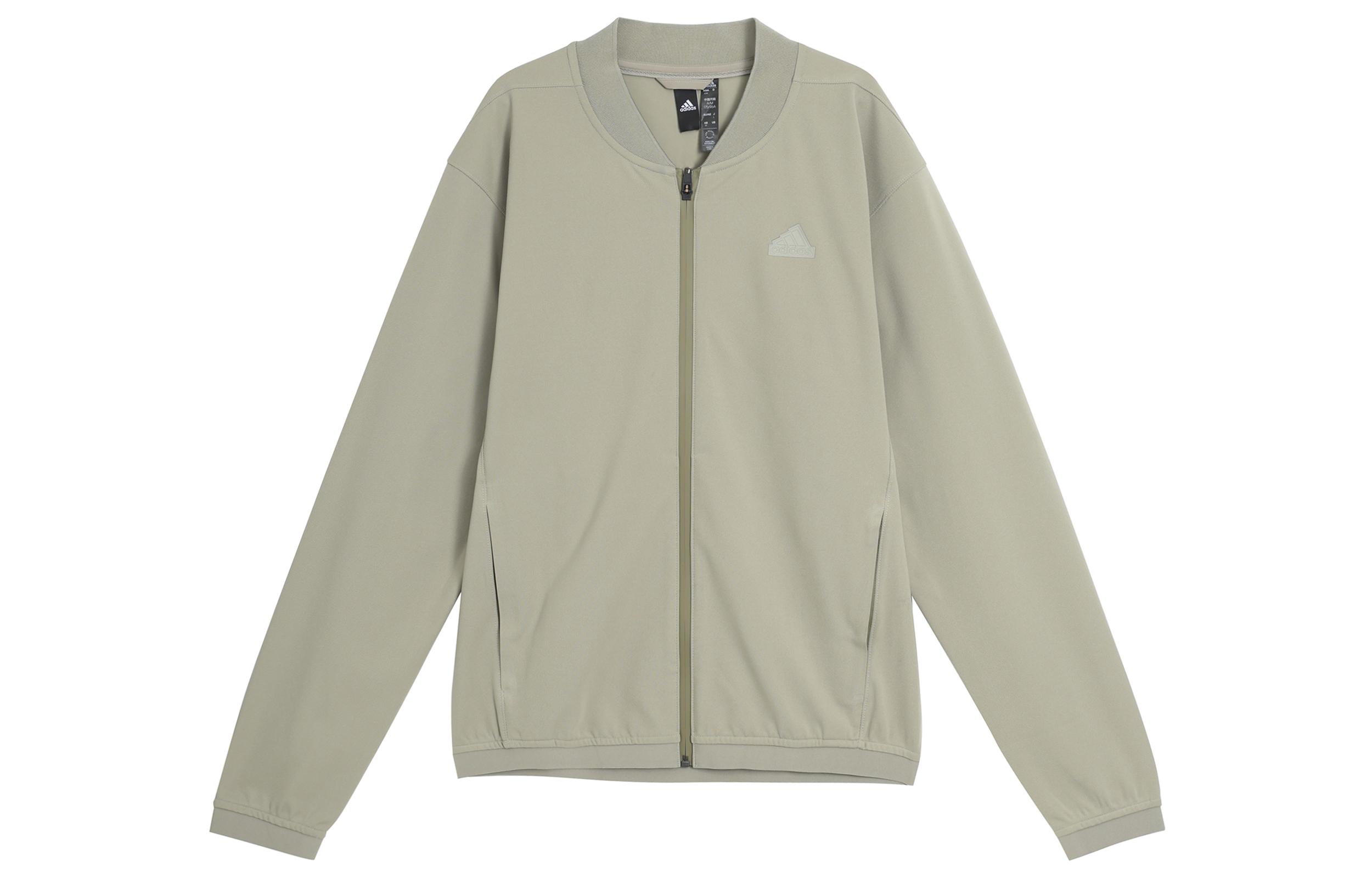 Adidas BOMBER Jacket Men s Pebble Silver Gray IS4956 XL