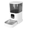 Automatic Pet Feeder 6L Fixed Time RC Smart Food Dispenser Pearl White WIFI Pet Food Timer for Cat Dog 100‑240V EU Plug