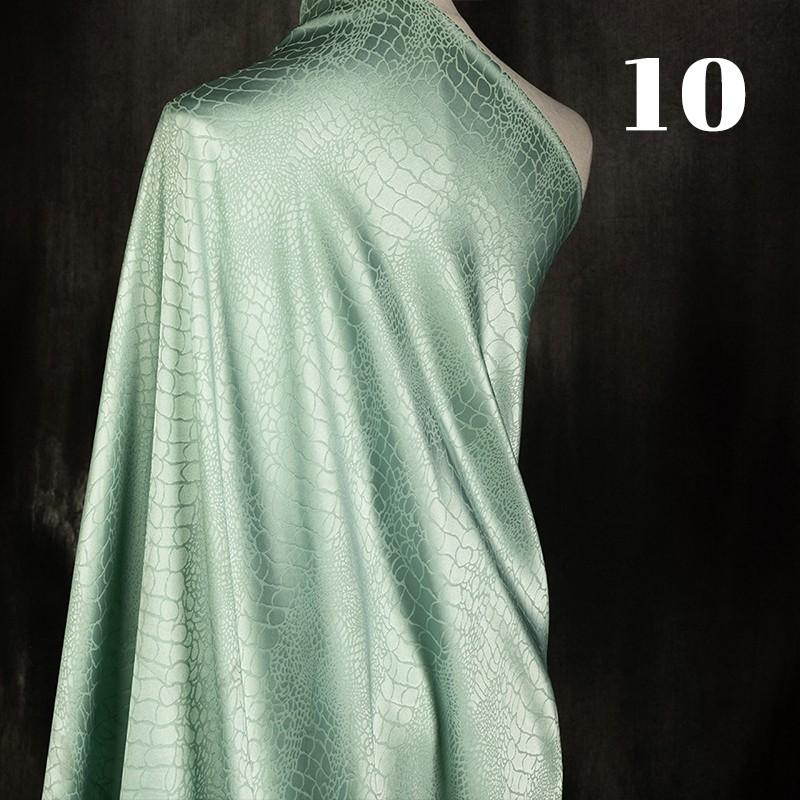 50X150Cm Jacquard Fabric Crocodile Embossed Pattern for Cheongsam Hanfu Diy Dress Sewing Clothing Material
