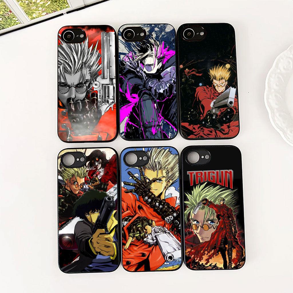 Handyhülle für Samsung Galaxy S25 S24 S23 FE Ultra Plus S7 Edge S25+ S23+ A56 5G Funda Hülle Weiche Hülle Trigun Stampede