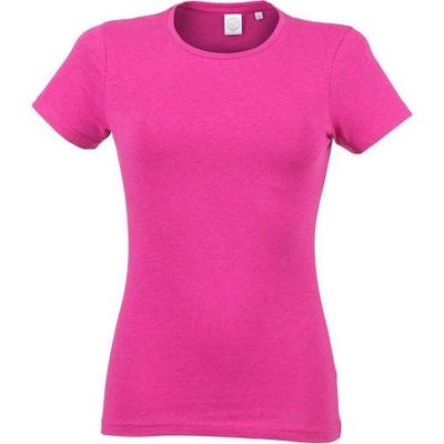 Womens/Ladies Feel Good Heather Stretch T-Shirt