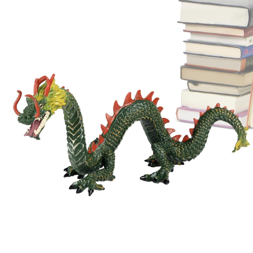 

Feng Shui Dragon Statue 2026 Lucky Dragon Statue Decoration Realistic Table Decor Animal Centerpiece Sculpture Figurines For зелёный