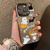 Halloween Silver IMD Phone Case for Apple 17PROMAX Halloween Air Skull Pumpkin Phone Case