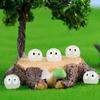10Pcs Mini Luminous Briquettes Elfs Dust Sprite Micro Ornaments Small Coal Ball Glowing Potted Ornament Miniature Garden Decor