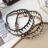 Acetic Acid Face Wash Headband Transition Period Headband Women'S Bangs Broken Hair Card High Cranial Top Wave Sports Hairpin Headband
