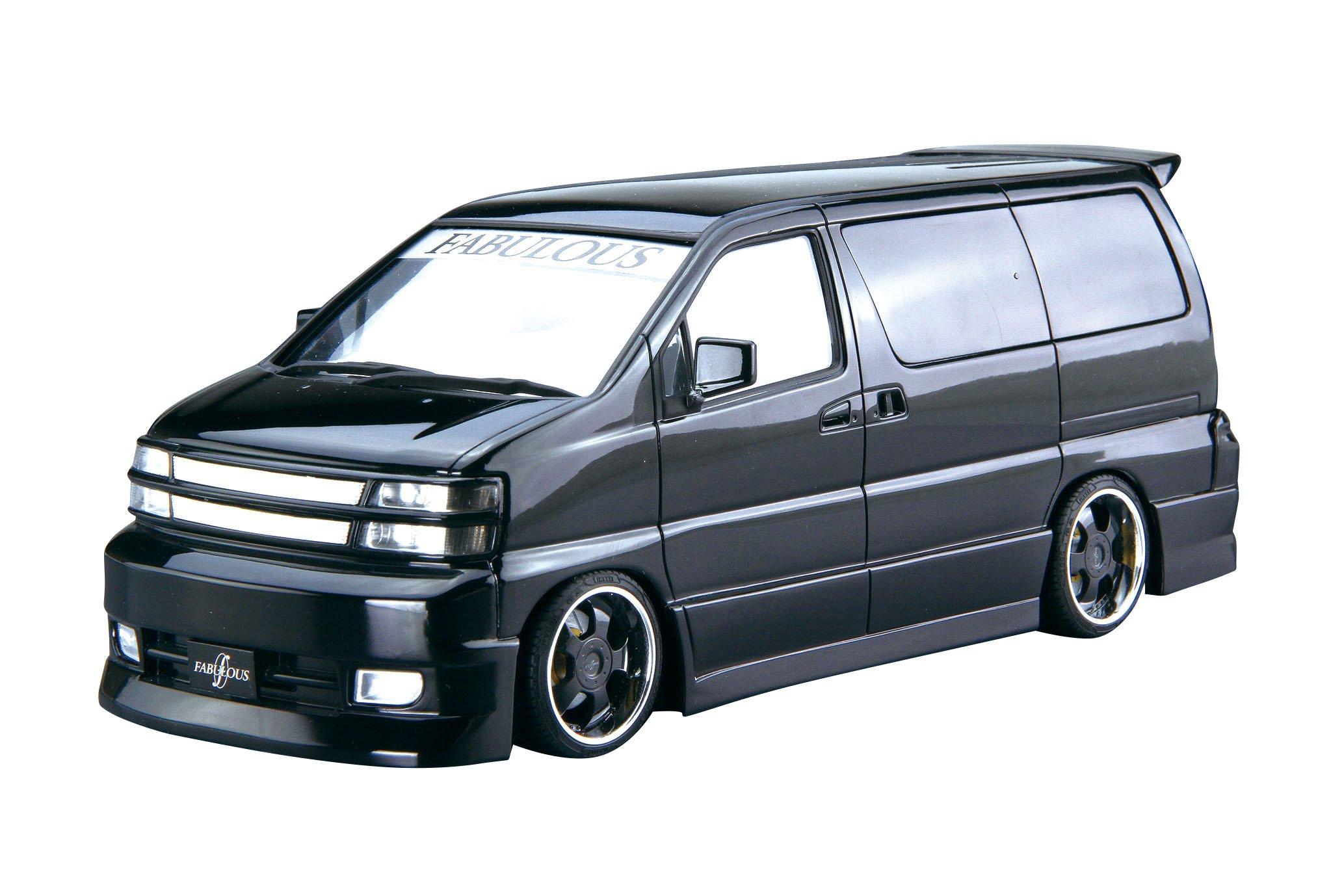 

Aoshima Bunka Kyozai Scale The Tuned Car Series 43 Nissan Fabless APE50 Elgrand 2000 Plastic Model 1/24 No.