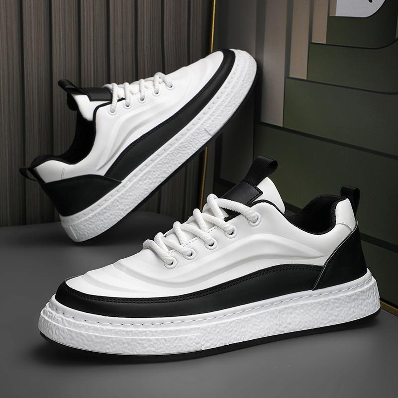 

Модные мужские кроссовки PARZIVAL весна-осень из вулканизированной кожи, повседневные дышащие кроссовки для скейтбординга, кроссовки для ходьбы, дизайнерские туфли, лоферы 42 белый