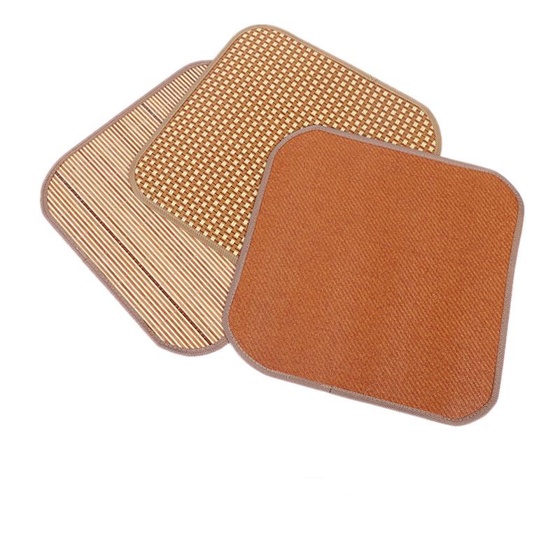 Coussins d'Assise en Bambou Coussin de Chaise d'Été Coussin de Siège Auto Refroidissant Tapis d'Assise de Chaise en Bambou Respirant Housse de Siège Auto Coussin JAF112
