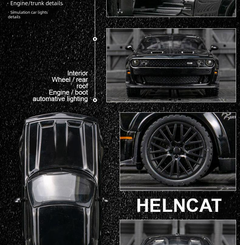 Jiaye VB32793 Metal Sports Car Toy: Alloy Model with Sound, Light, and Pull-Back Door Opening.