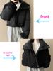 Korean Style Women's Lambswool Winter Coat 2025: Thickened Cotton-Padded Jacket for Casual Petite Warmth