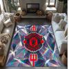 Tappeto in Flanella Stampato Manchester United Antiscivolo Morbido Poliestere Tappeto per Pavimento Tappetino Decorativo per Interni per Camera da Letto Soggiorno Divano