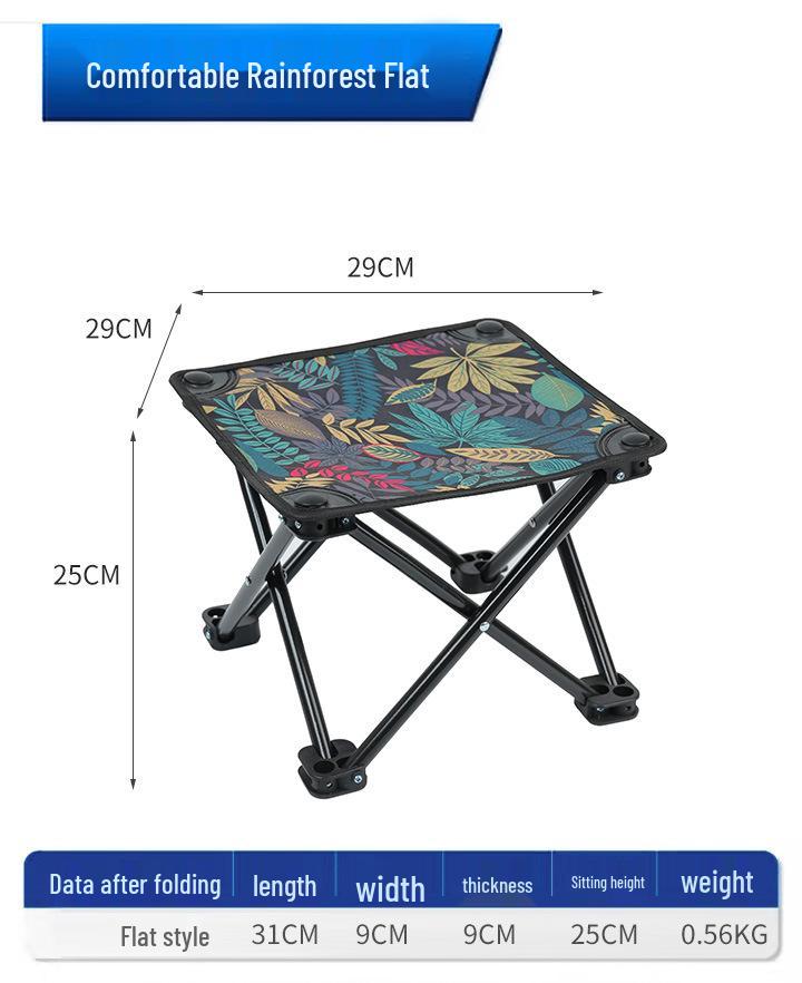 Portable All-Terrain Folding Fishing Chair and Stool