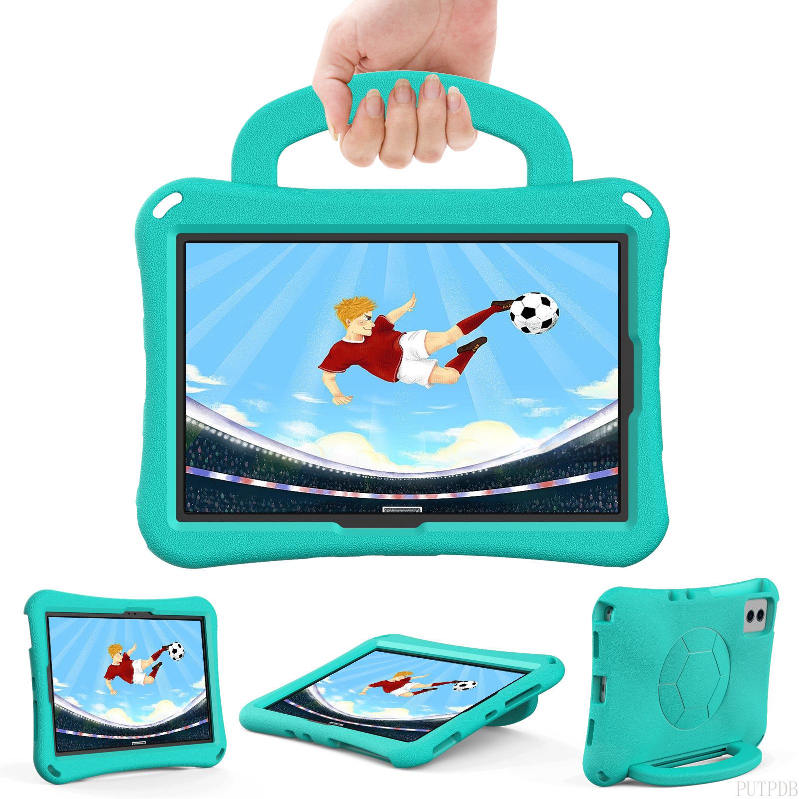 

Детский чехол из ЭВА для планшета Samsung Galaxy Tab A9+Plus 11 X210 Чехол для планшета Tab A8 10.5 A7 Lite 8.7 S9 FE 10.9 S8 S7 11 Ручка С подставкой Чехлы Tab A9 8.7inch мятный зеленый