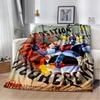UFO Robot Grendizer Anime Cartoon Soft Plush Blanket,Flannel Blanket Throw Blanket for Living Room Bedroom Bed Sofa Picnic Kids