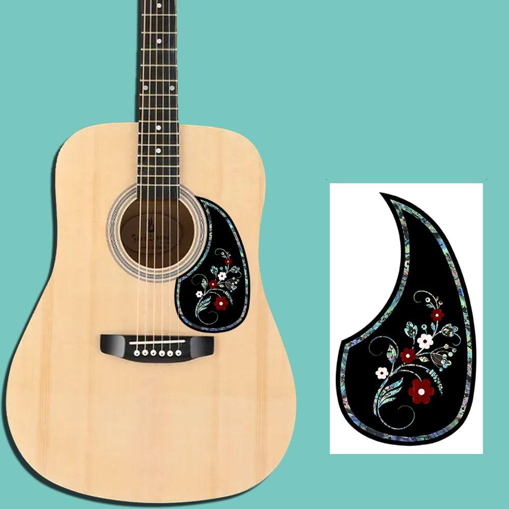 Self-adhesive Folk Guitar Pickguard PVC Scratch Plate Professional Pick Guard Sticker