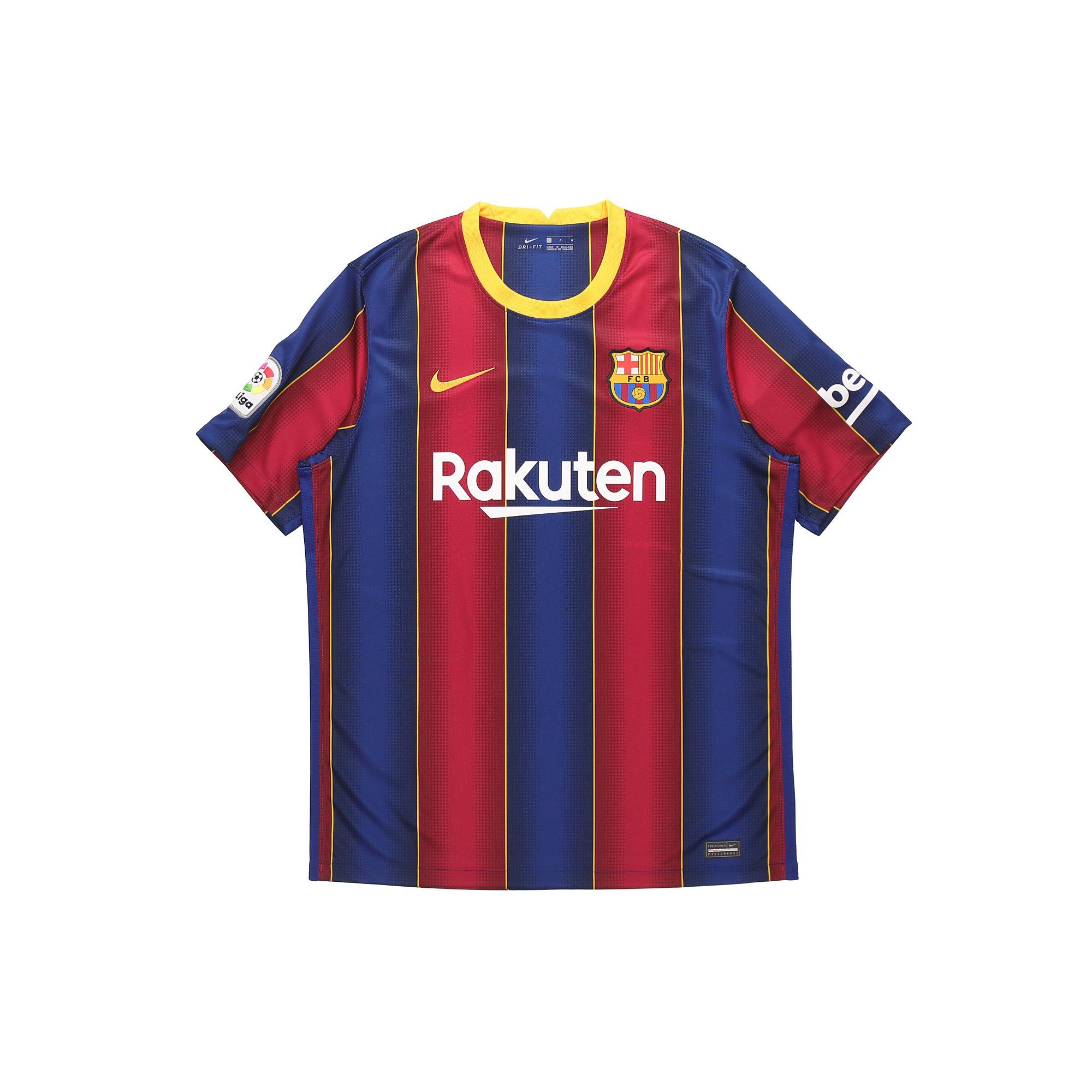 Nike Fc Barcelona 2020/21 Stadium Home Soccer Jersey Asia Sizing CD4232-456 XL