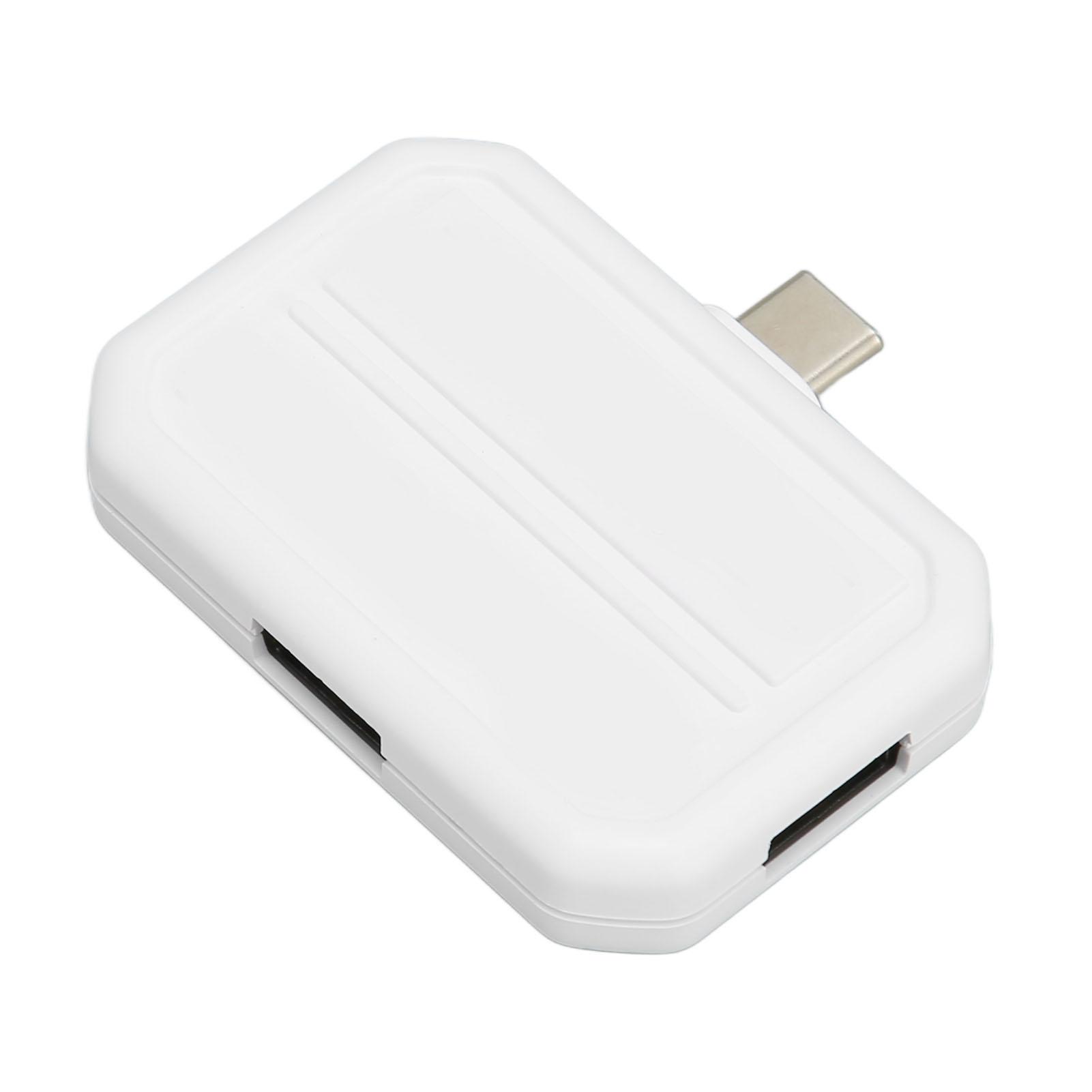 

USB C Hub 3 Ports Fast Charging Multifunctional 3 In1 Type C to USB 3.0 and 2xUSB 2.0 Hub Adapter белый