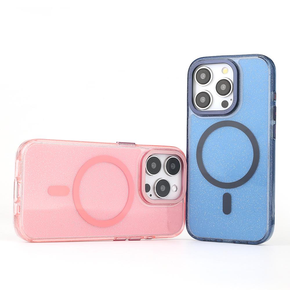 Glitter Drop-proof Case for Apple 15 Pro Max/Plus & 14 Pro