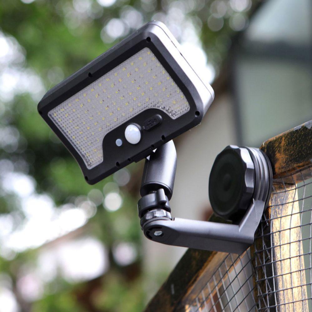 180 Degree Foldable Solar Wall Light 92 LEDs Adjustable Brightness Garden Street Lights Auto On/Off Magnetic Base