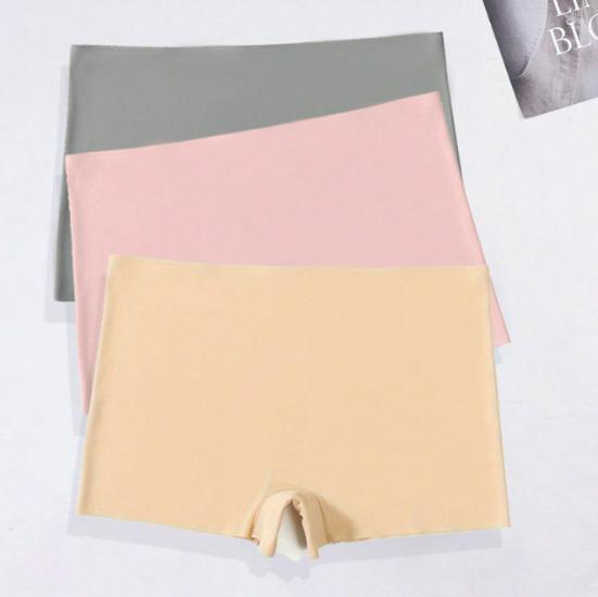 Seamless Breathable Mid-Waist Women's Anti-Exposure Boxer Briefs - Plus Size Safety Shorts