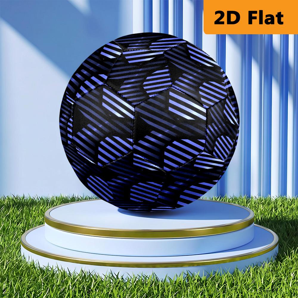 French Flag Size Soccer Ball High Elasticity Match Universal Unique Soccer Gift Football Suitable For Both Training And Competition Outdoor Sports