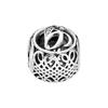 Pandora English letters decorated with hollow design pendant, same style for men and women, couple model, silver 791851CZ