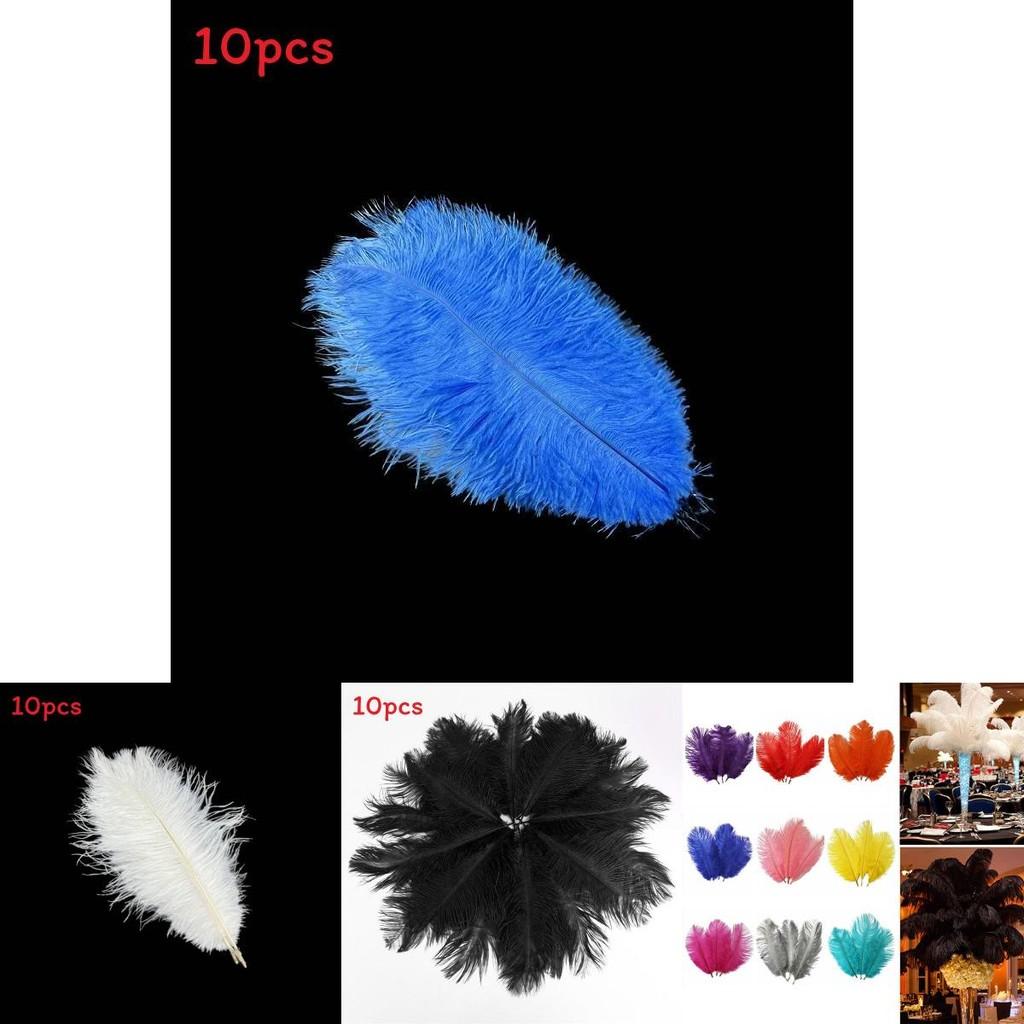 Luxuriöse natürliche Straußenfedern 12-14 Zoll für elegante Party-Tischdekoration