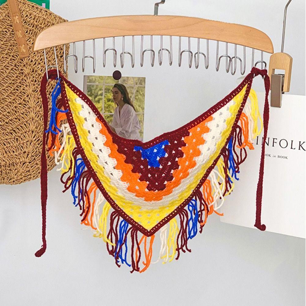 Bohemian Turban Ethnic Style Waist Band Cummerbund Hip Scarf All-match Apron Wrap Women