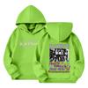 Kids Long Sleeve Loose Fit Pullover Hoodie with Letter Print Casual Sweatshirt for Boys and Girls