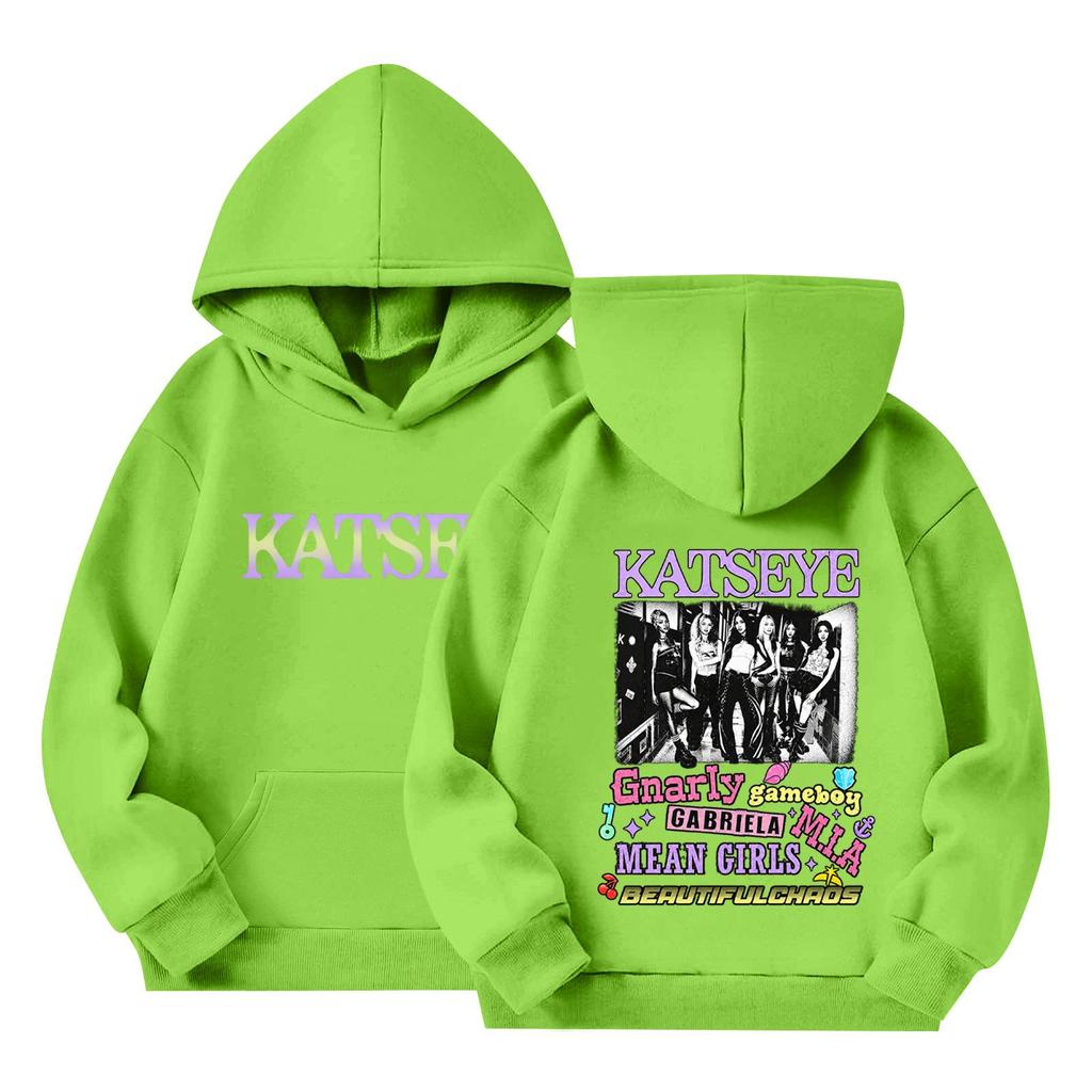 Kids Long Sleeve Loose Fit Pullover Hoodie with Letter Print Casual Sweatshirt for Boys and Girls