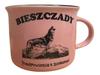 Bieszczady. Ceramic Mug. Color Pink