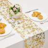 Table Runner Roll, Glitter Gold Foil Mesh Table Runner Decorative Dining Table Centerpiece for Party, Wedding, Baby Shower, Christmas