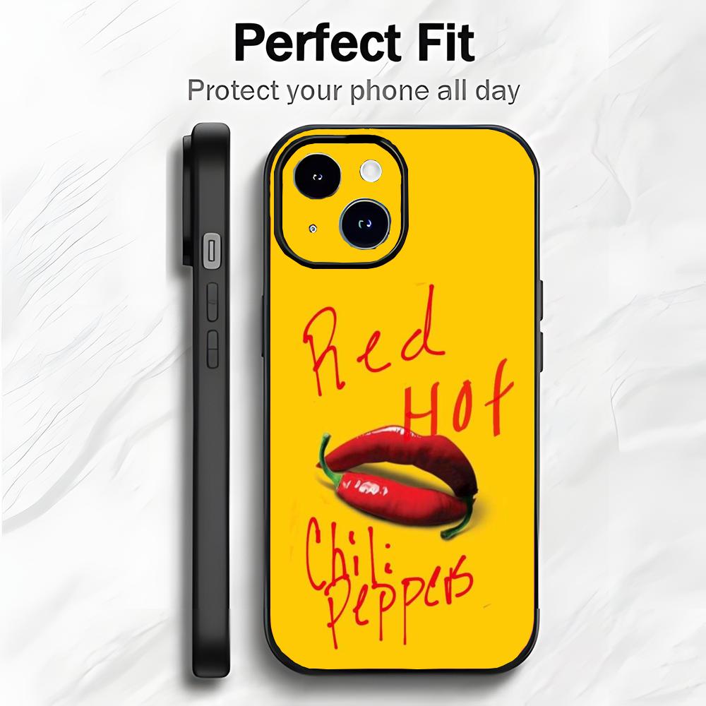 

Fun Rock Band R-Red Hot Chili Peppers Phone Case Phone Case Soft Packaging Lightweight For iPhone17 16 15 14 13ProMax iphone17air