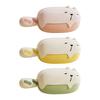 Lint Roller with Integrated Storage Box Cartoon Cat Design No Damage Pet Hair Lint Pilling Remover Reusable Cleaning Tool