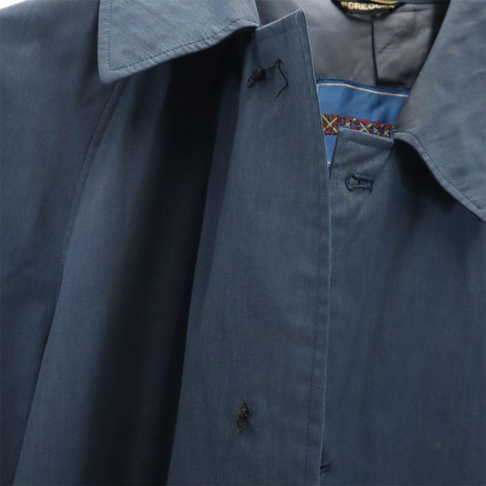 McGregor 90s Long Sleeve Stainless Collar Coat 92 Navy System Old Vintage Men's Used
