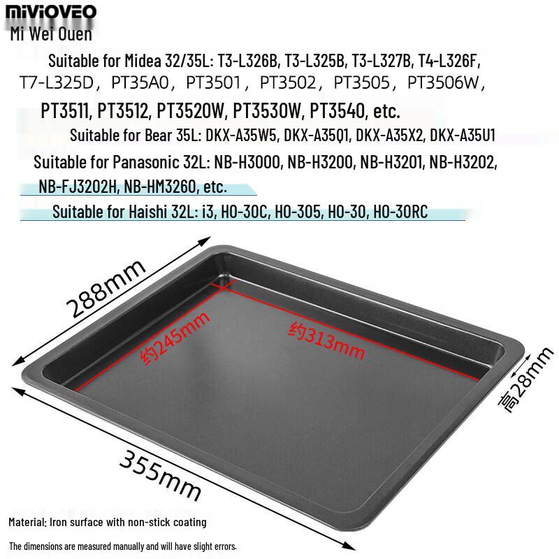 ZISIZ Non-stick Carbon Steel Baking & Mooncake Pan