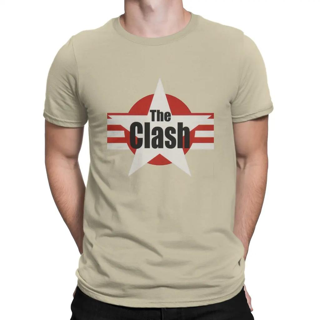 T-The Clashs Newest TShirt for Men Sign Round Neck Pure Cotton T Shirt Personalize Birthday Gifts Streetwear