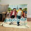 1pc Love Heartstopper Theme Design Flannel Blanket Soft Warm , All-Season Lightweight Throw for Camping Travel Bed, Gift for Christmas, -26