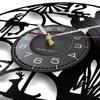 Wildlife Forest Hunting Animal Wall Clock Hunting Art Vinyl Record Wall Clock Home Wall Decoration Hunting Hunter Gift Watch