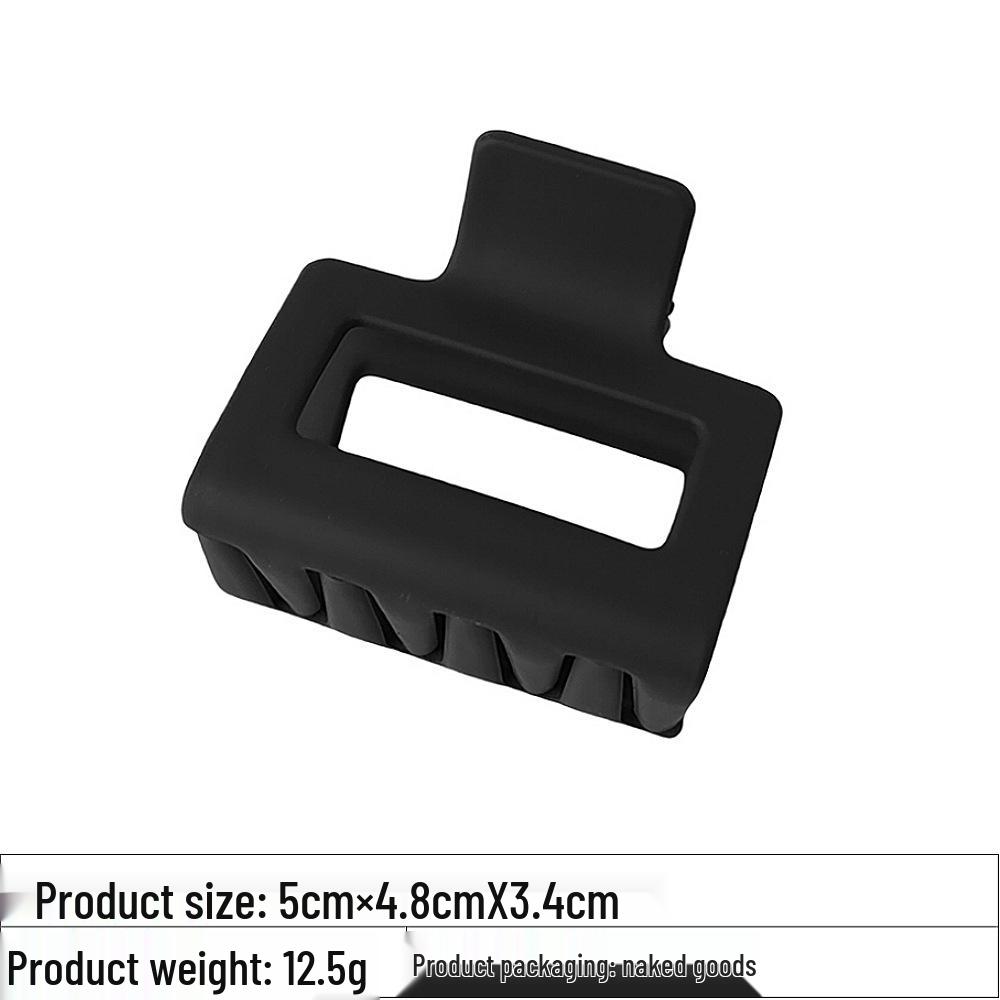 

Модная матовая заколка-краб для легкой укладки хвостика