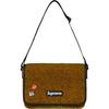 Bolso Bandolera Pequeño de Terciopelo Leopardo Canela