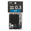 Mechanical Pencil Lead Pentel Ain 0.3mm HB 3-Pack XC283HB-3P