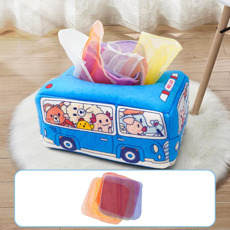 Baby Draw Paper Towel Tearing Tissue Box Baby Puzzle Early Education Montessori Children Cloth Toys