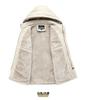 Men Winter Thick Warm Parka Coat Fleece Inside Linning Outdoor Parka Coat Hooded Windbreaker Military Thick Warm Outerwear