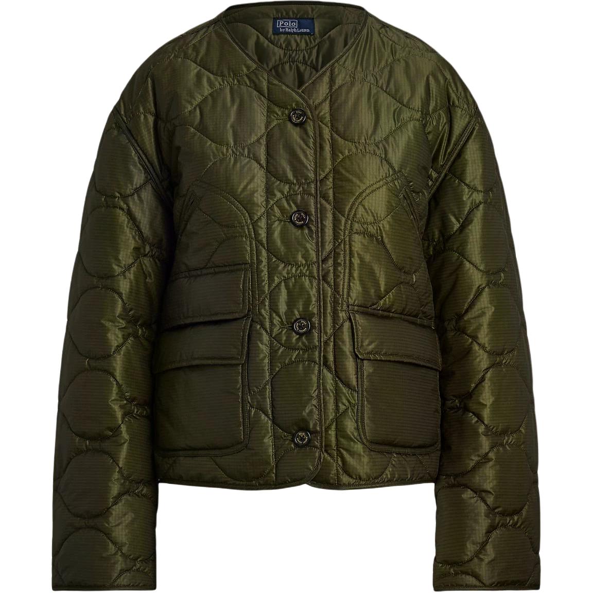 

Polo Ralph Lauren Куртка женская хлопковая стеганая ромбами свободного кроя с длинным рукавом WMPOOTWN2820361 M