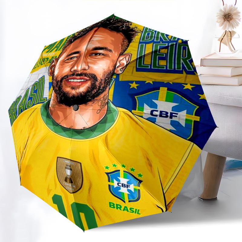 Legends Game: Messi's Journey Folding umbrella Umbrella 8 paraphenoid bones outdoor light printing
