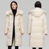 Women Winter Down Jacket Korean Style Loose Long Hooded Warm Coat