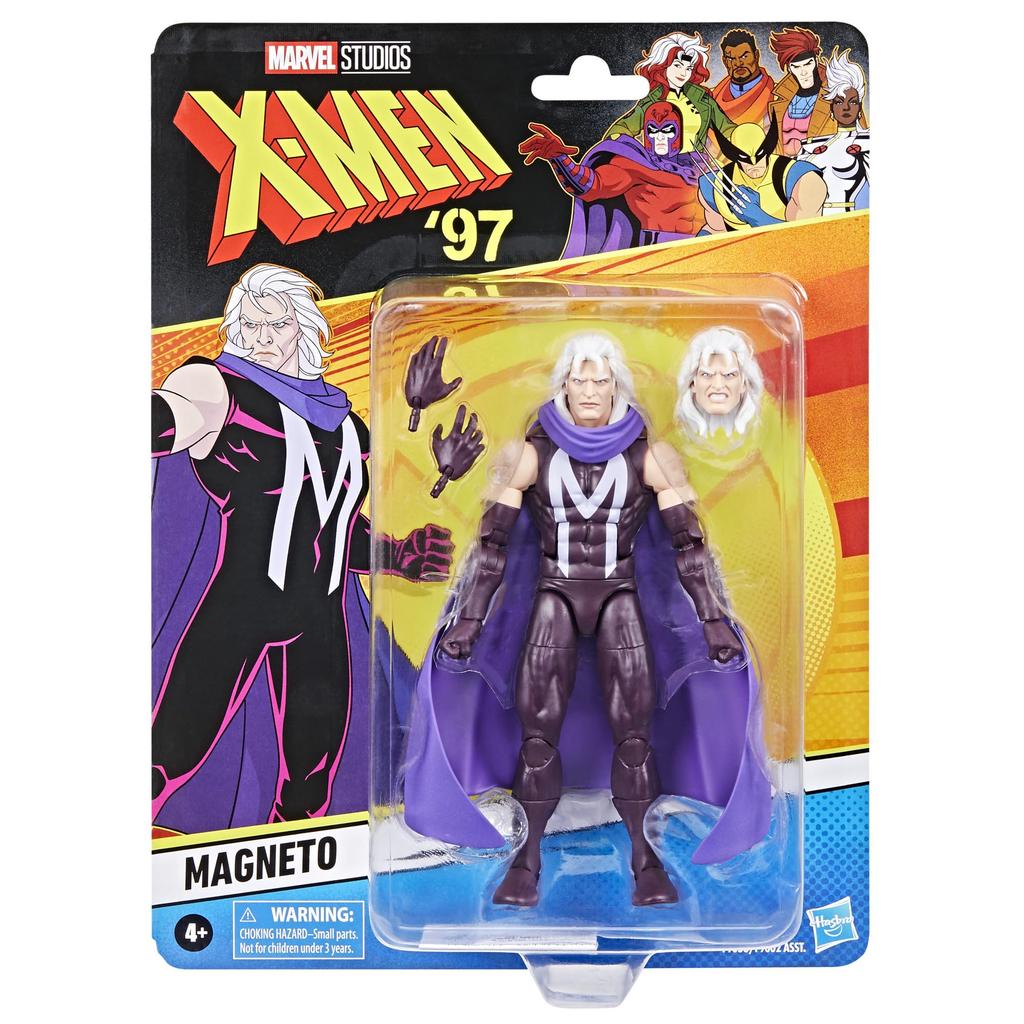 Hasbro Marvel Legends Series Magneto, X-Men '97 Collectible 6-inch (15cm) Action Figure F9056, Authentic