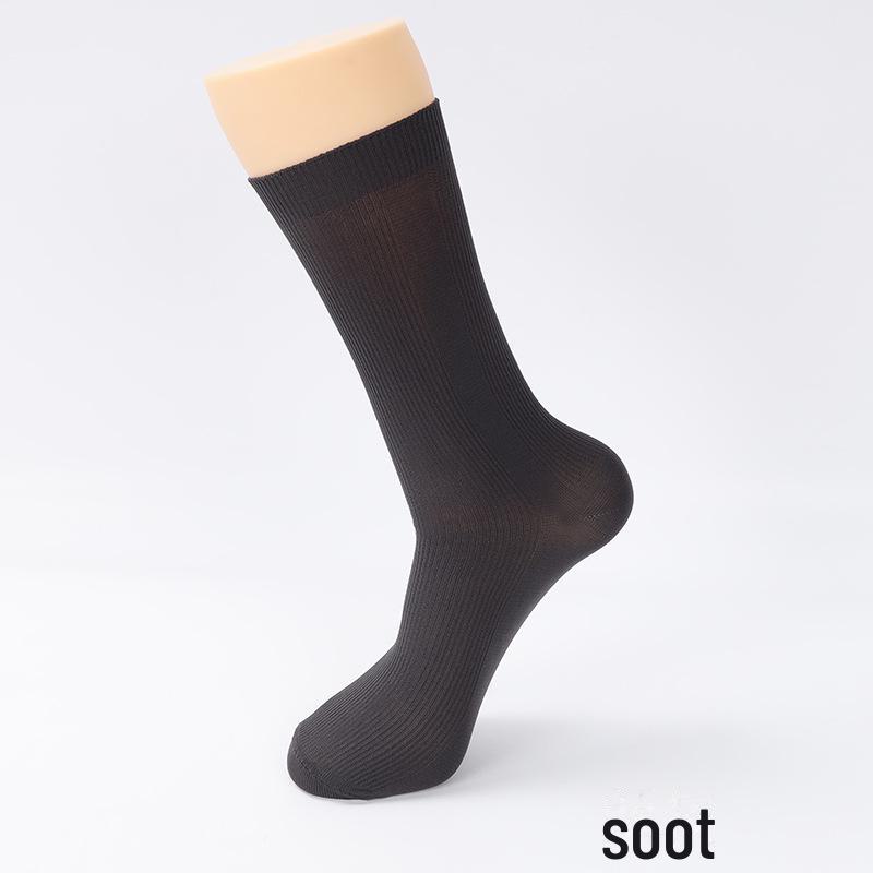 

Мужские чулки средней длины: Легкие, износостойкие нейлоновые носки для весны и лета — деловые повседневные, тонкие, большие размеры. One Size серый ясень