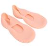 1Pair Foot AntiCracks Protective Silicone Socks Foot Heel Care Moisturizing Protector(L )